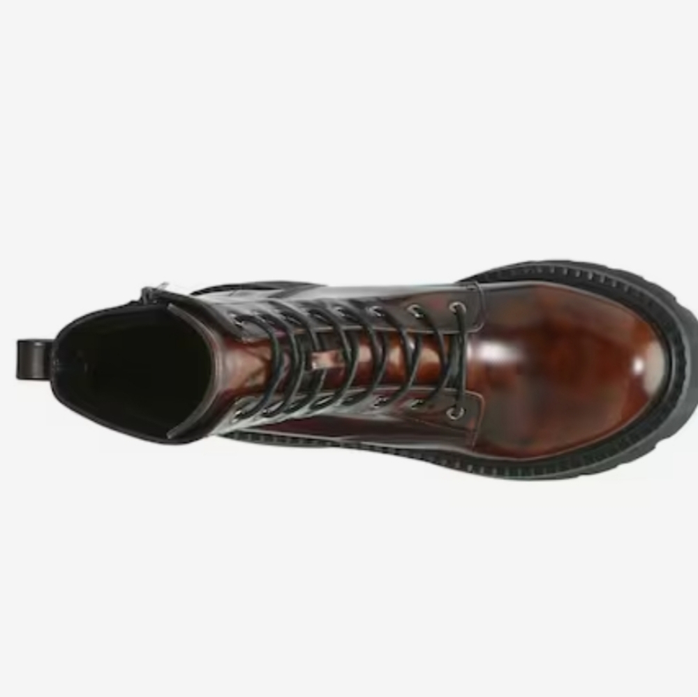 Brown Combat Boots - Picture 6 of 11